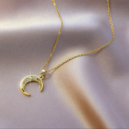 Necklace | SN210 | White Moon