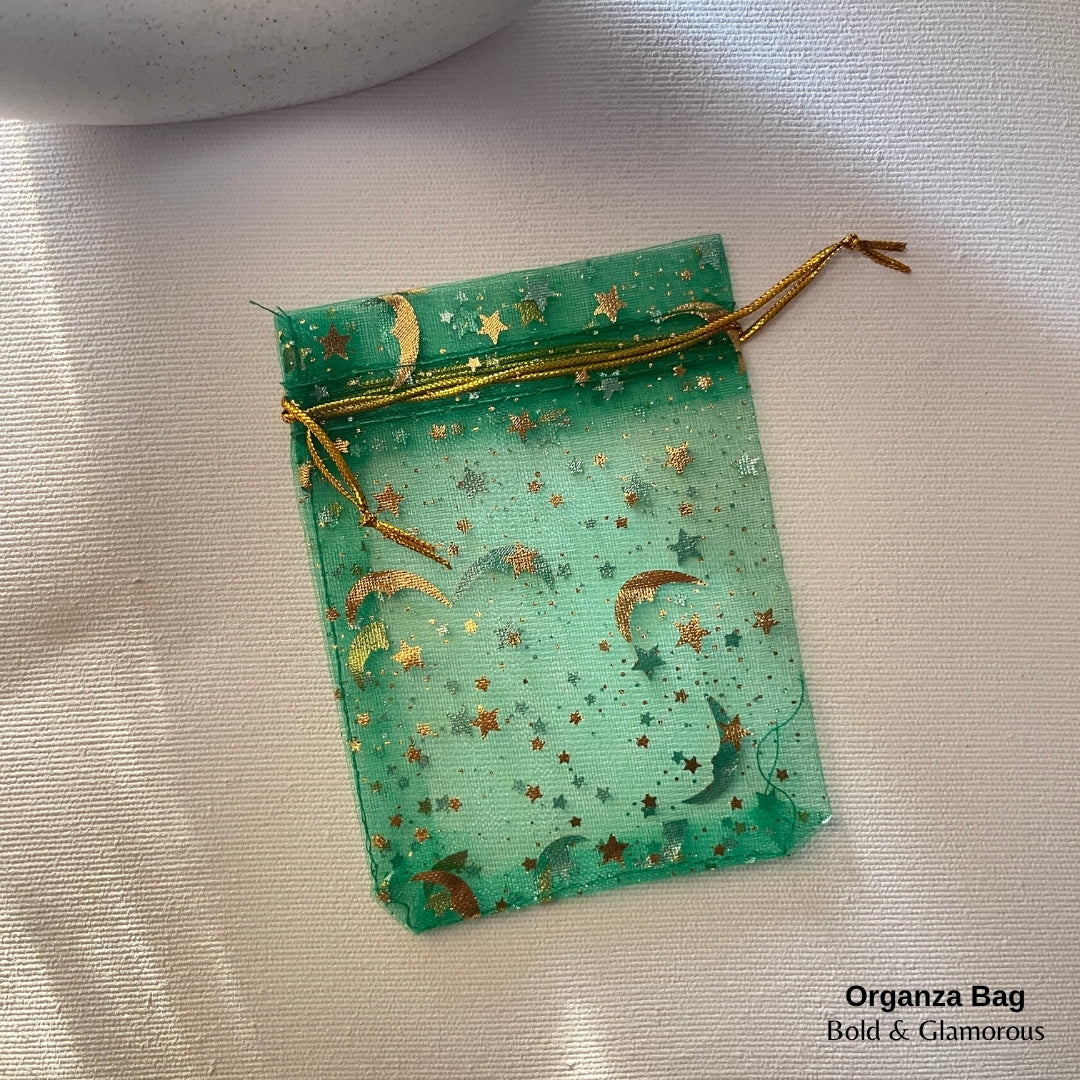 Organza Bag | Medium Size | Green