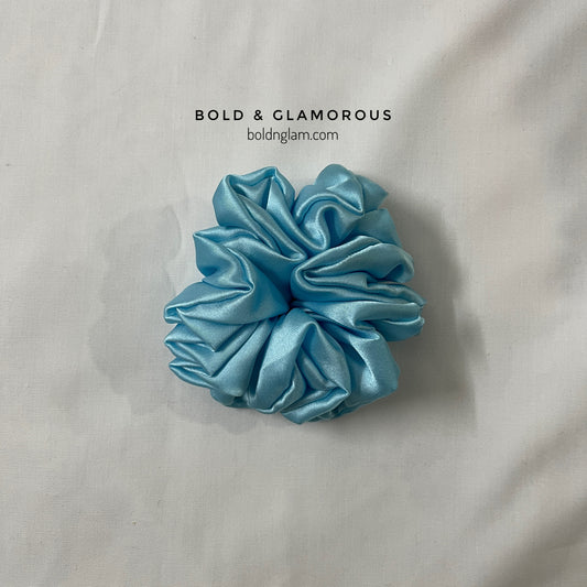 Japanese Silk Scrunchies #20 Sky Blue