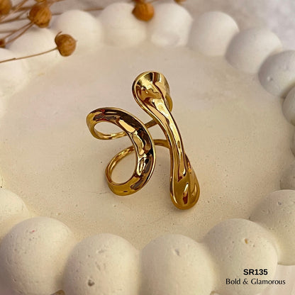 Statement Ring | SR134 | Gold