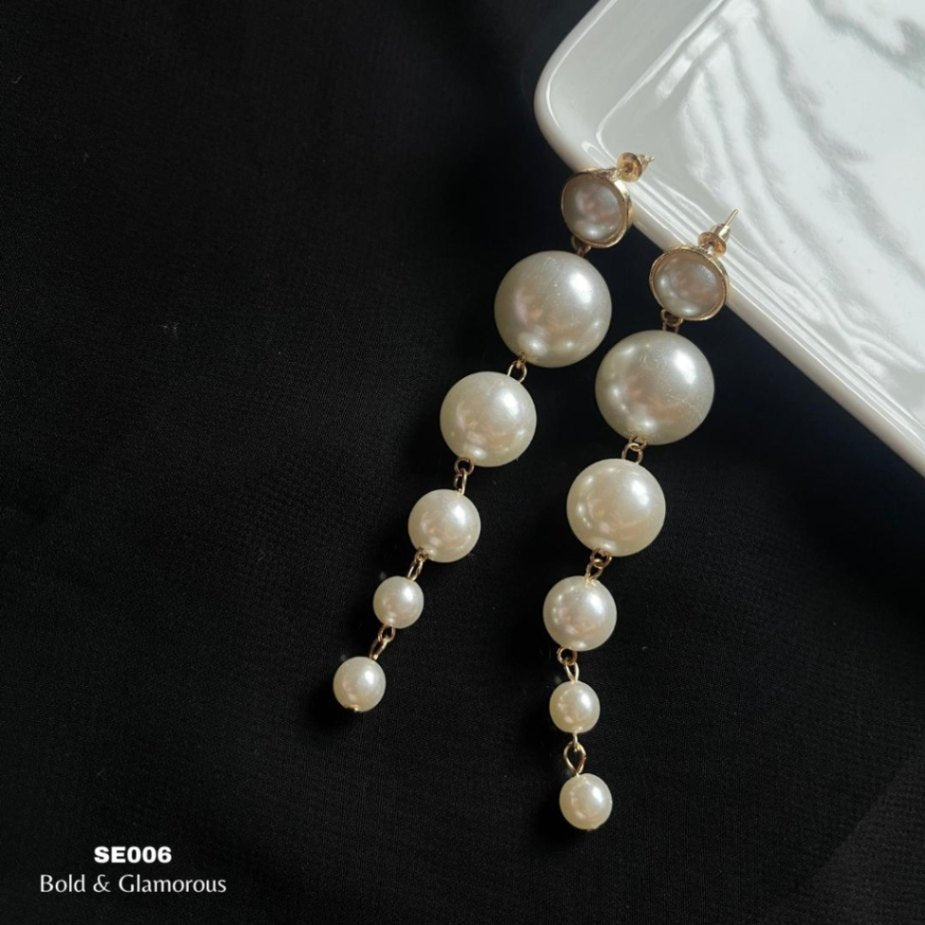 Pearl Tassel Earring | SE006