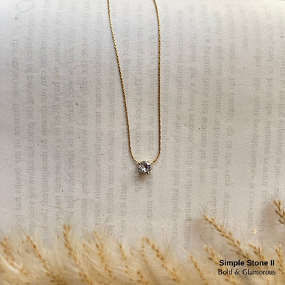 Necklace | SN106 | Simple Stone II