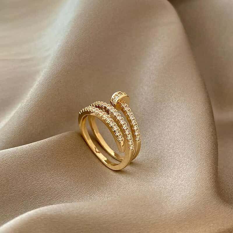 Statement Ring | SR155 | Gold