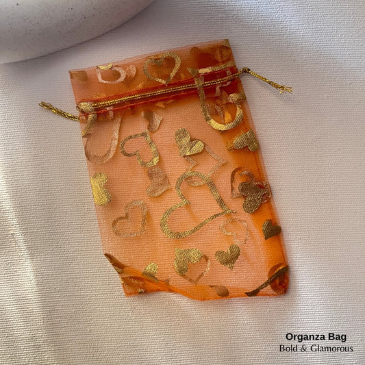 Organza Bag | Medium Size | Orange