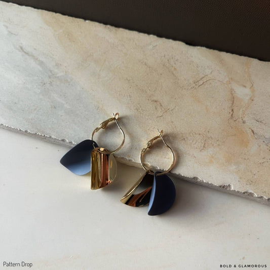Something Blue Earring | SE025 | Pattern Drop
