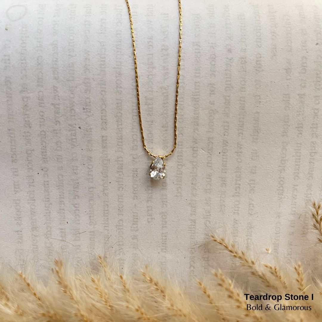 Necklace | SN107 | Teardrop Stone