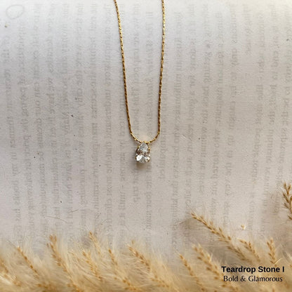 Necklace | SN107 | Teardrop Stone