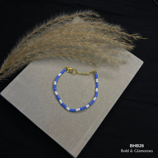 Beaded Bracelet | BHB26 | Blue
