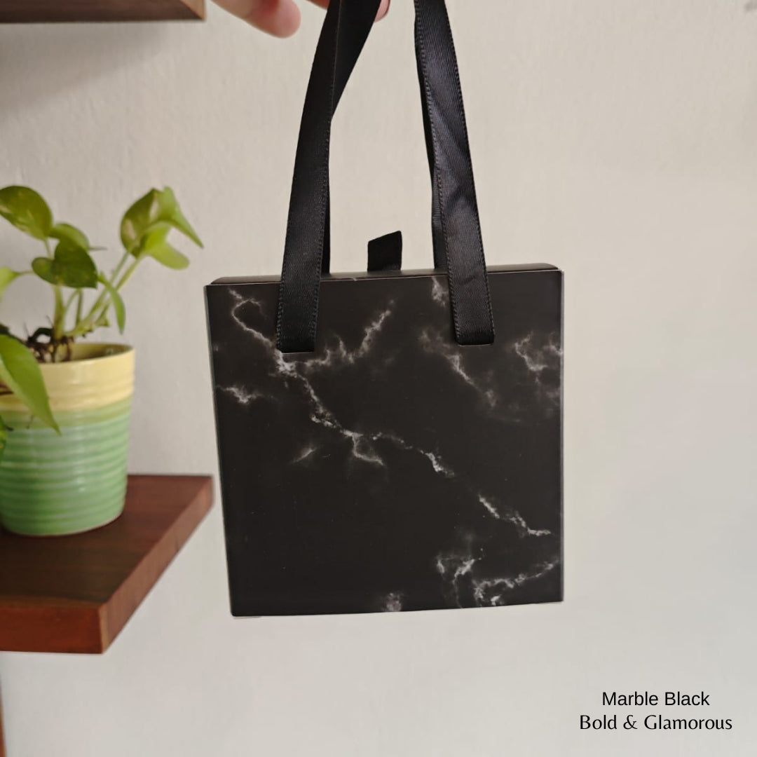 Premium Jewelry Box | Marble Black