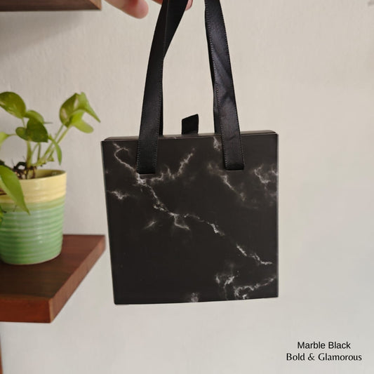 Premium Jewelry Box | Marble Black