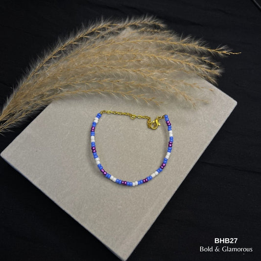 Beaded Bracelet | BHB27 | Blue