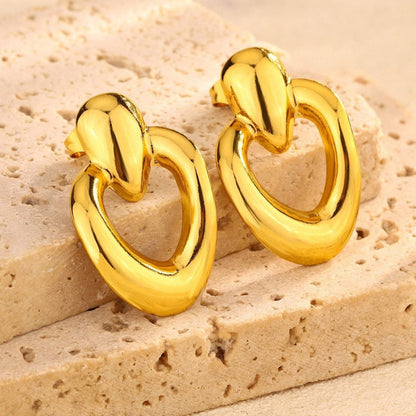 Statement Earring | STE013 | Hollow Heart Earring