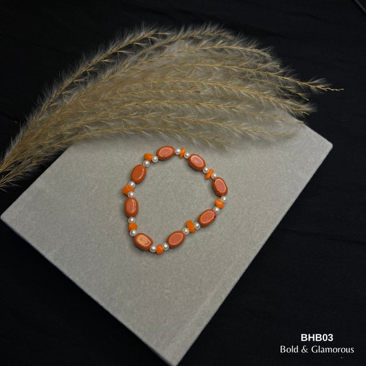 Beaded Bracelet | BHB03 | Brown