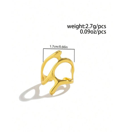 Hollow Branch Ring | SR053 | Gold