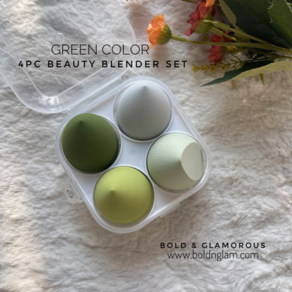 4PC Beauty Blender Set | Green