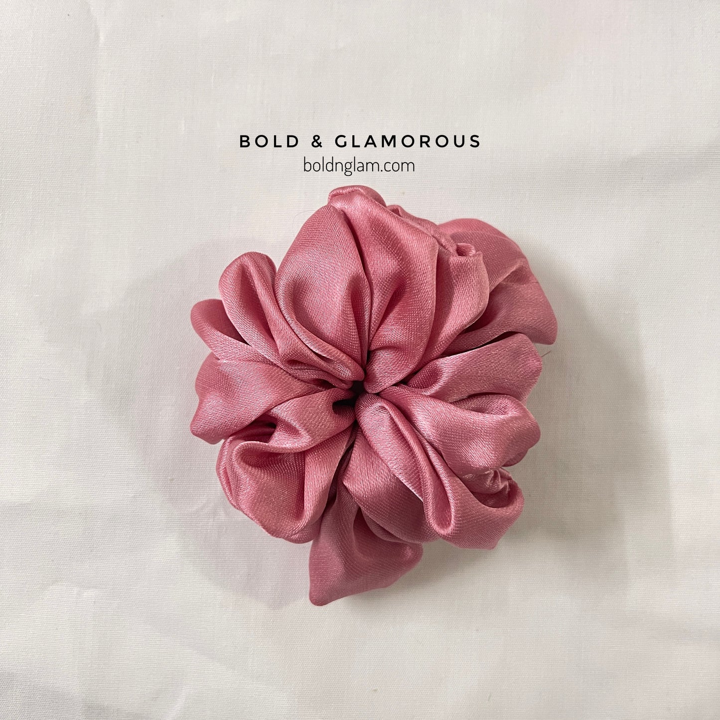 Japanese Silk Scrunchies #16 Dusty Rose