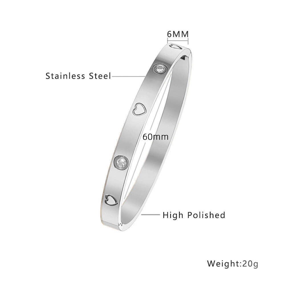 Bangle Bracelet | BB31 | Silver