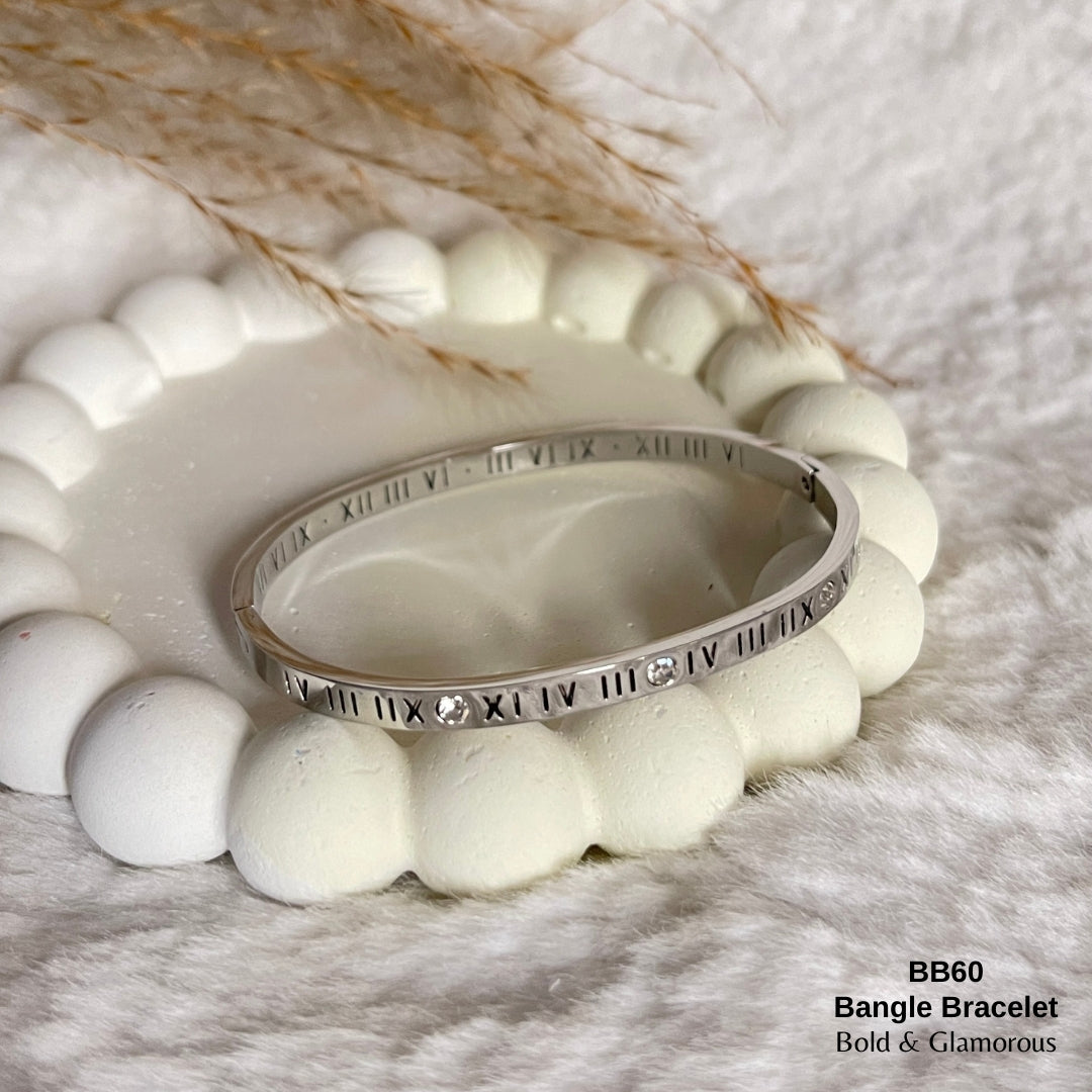 Bangle Bracelet | BB60 | Silver