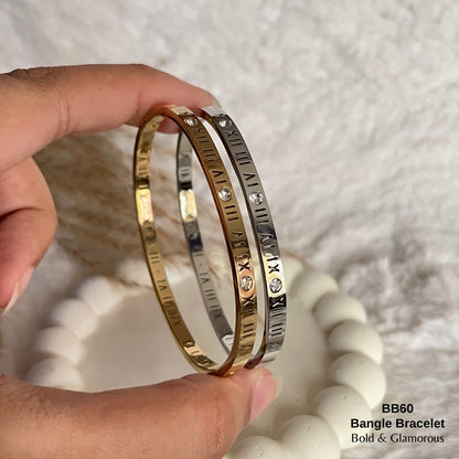 Bangle Bracelet | BB60 | Silver
