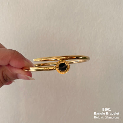 Bangle Bracelet | BB61 | Gold