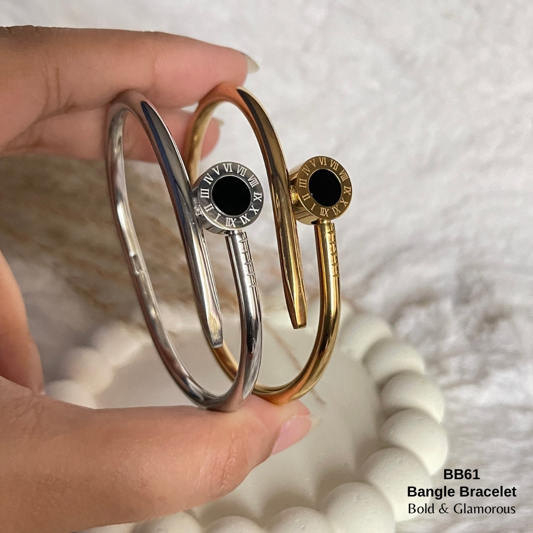 Bangle Bracelet | BB61 | Gold