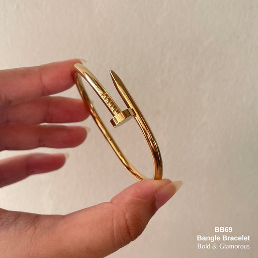 Bangle Bracelet | BB69 | Gold