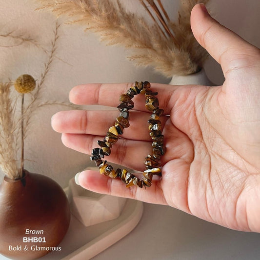 Beaded Bracelet | BHB01 | Brown