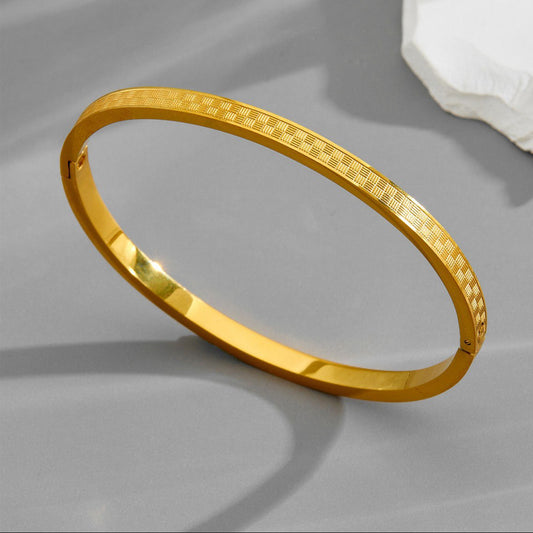 Bangle Bracelet | BB76 | Gold