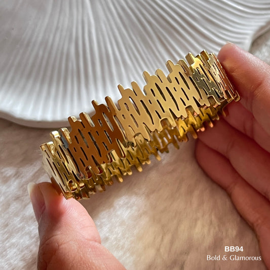 Bangle Bracelet | BB94 | Gold