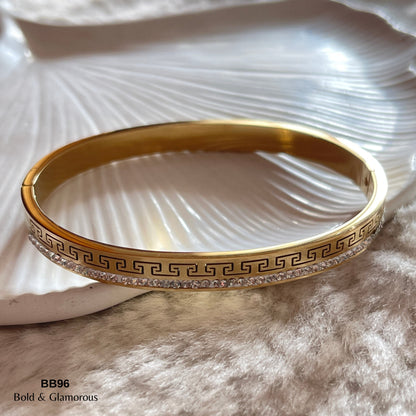 Bangle Bracelet | BB96 | Gold