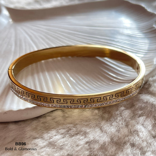 Bangle Bracelet | BB96 | Gold