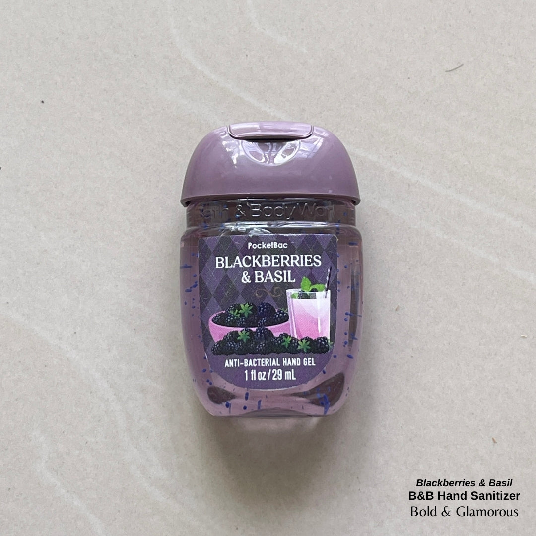 Bath and Body Works Hand Sanitizers | Blackberries & Basil