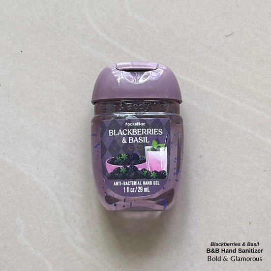 Bath and Body Works Hand Sanitizers | Blackberries & Basil