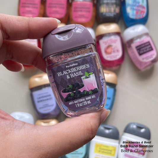 Bath and Body Works Hand Sanitizers | Blackberries & Basil