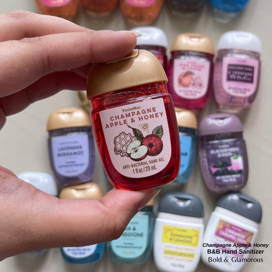 Bath and Body Works Hand Sanitizers | Champagne, Apple & Honey