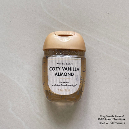 Bath and Body Works Hand Sanitizers | Cozy Vanilla Almond