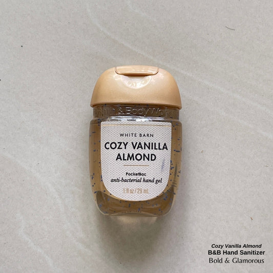Bath and Body Works Hand Sanitizers | Cozy Vanilla Almond