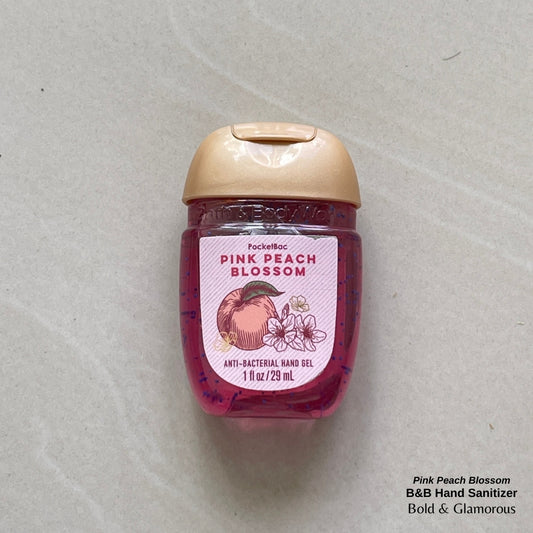 Bath and Body Works Hand Sanitizers | Pink Peach Blossom
