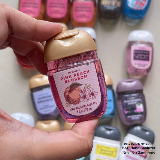 Bath and Body Works Hand Sanitizers | Pink Peach Blossom
