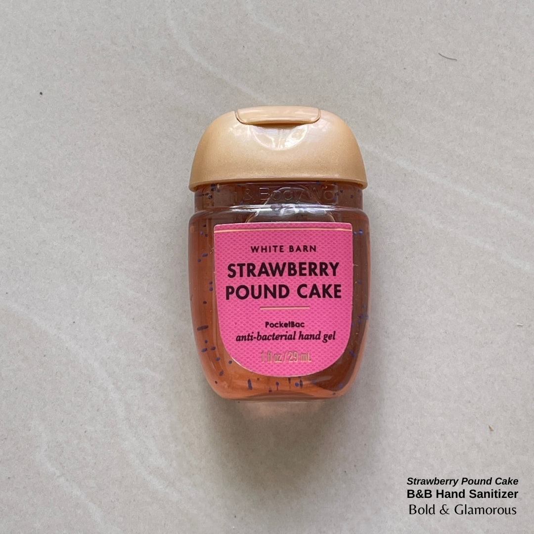 Bath and Body Works Hand Sanitizers | Strawberry Pound Cake