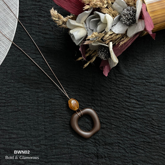 Boho Wooden Necklace | BWN02