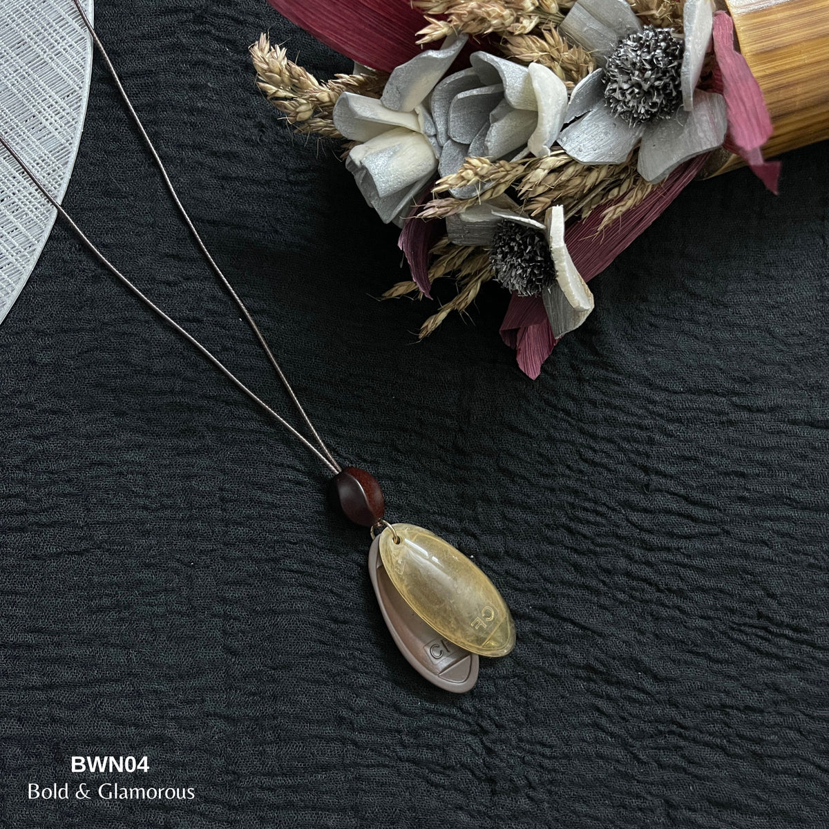 Boho Wooden Necklace | BWN04