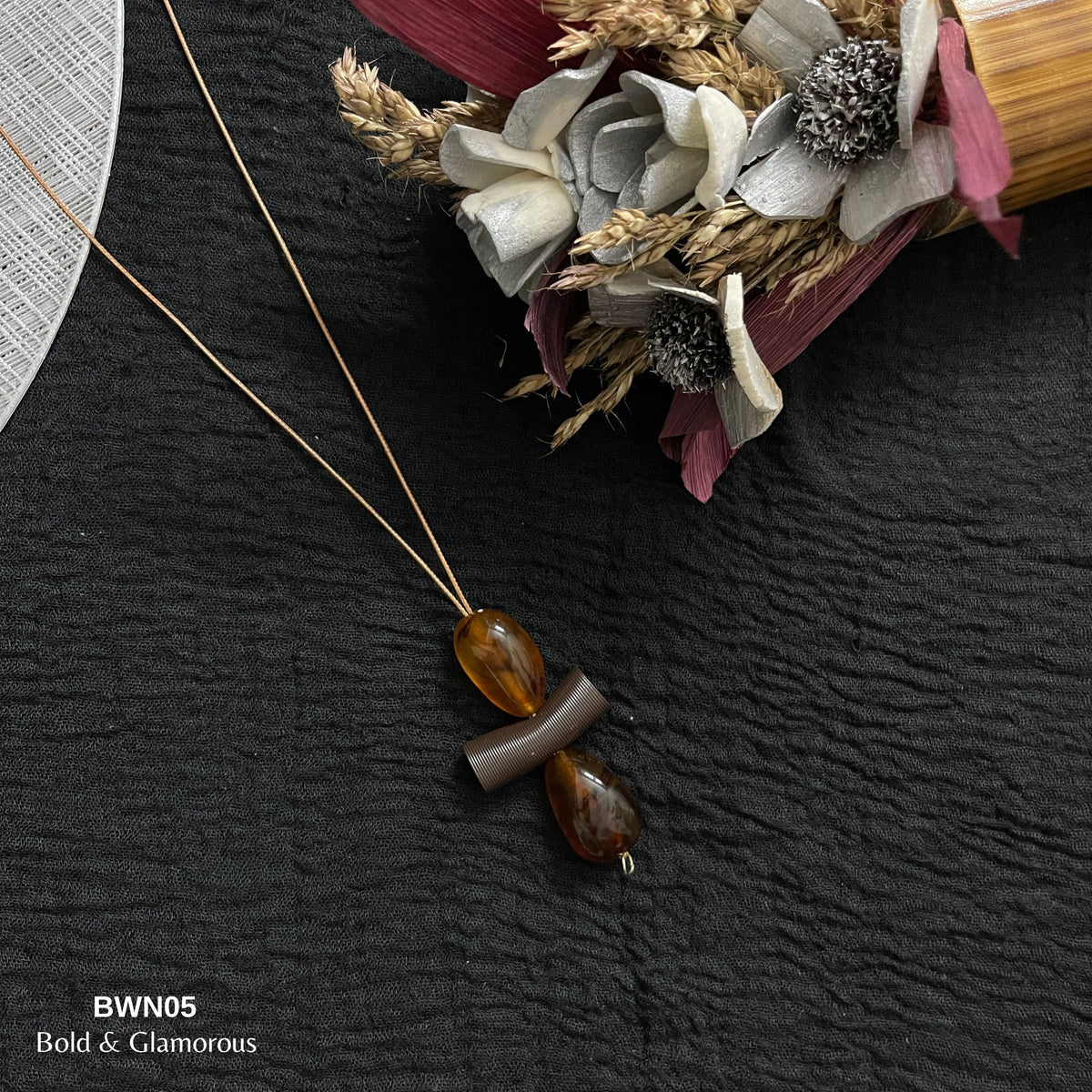 Boho Wooden Necklace | BWN05