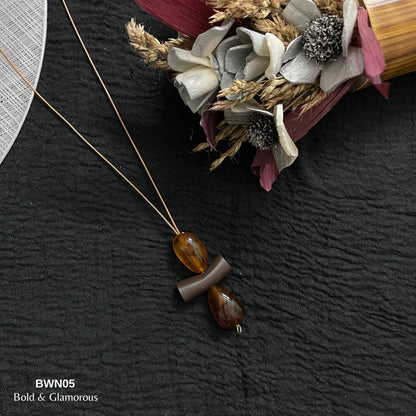 Boho Wooden Necklace | BWN05