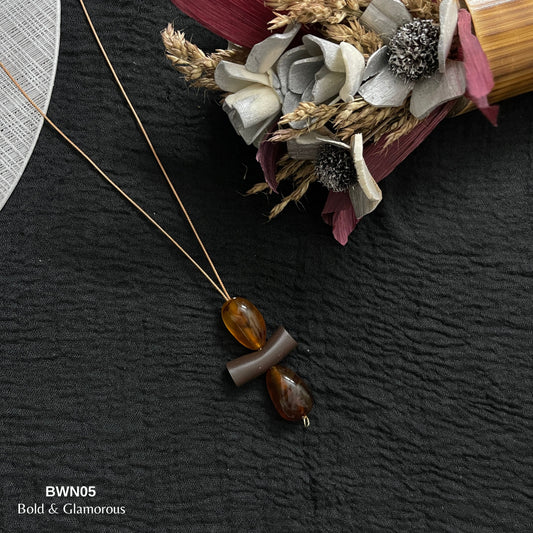 Boho Wooden Necklace | BWN05
