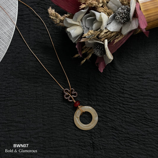 Boho Wooden Necklace | BWN07