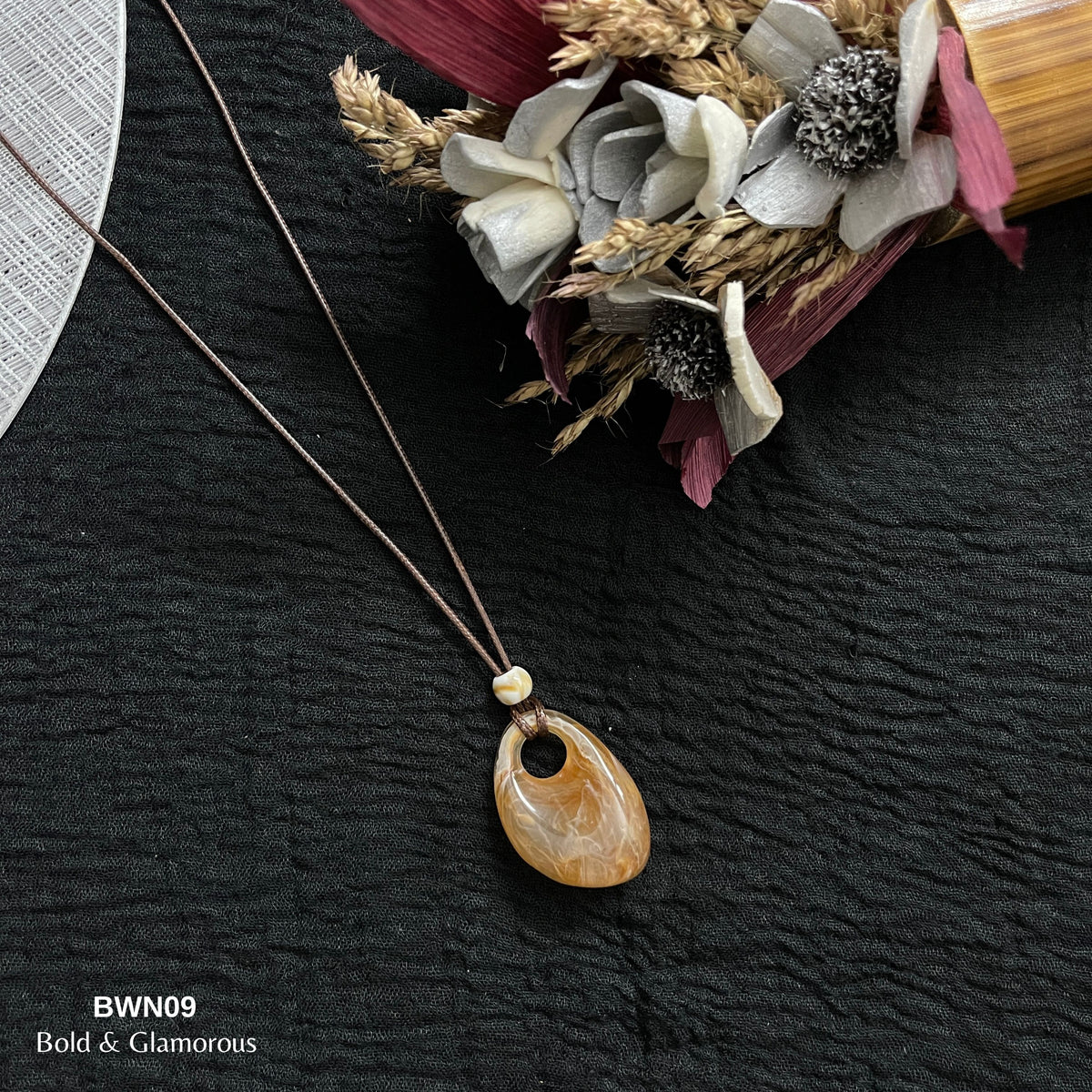Boho Wooden Necklace | BWN09