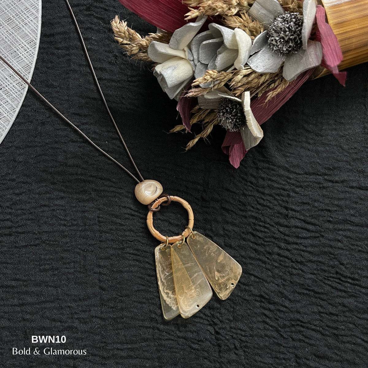 Boho Wooden Necklace | BWN10