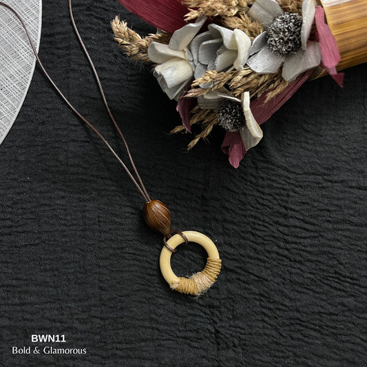 Boho Wooden Necklace | BWN11