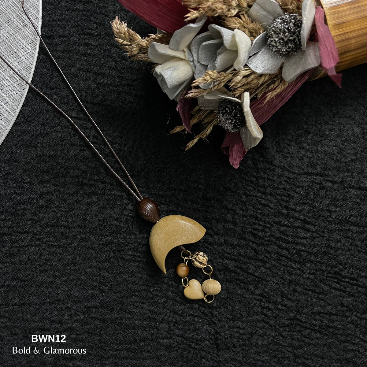Boho Wooden Necklace | BWN12